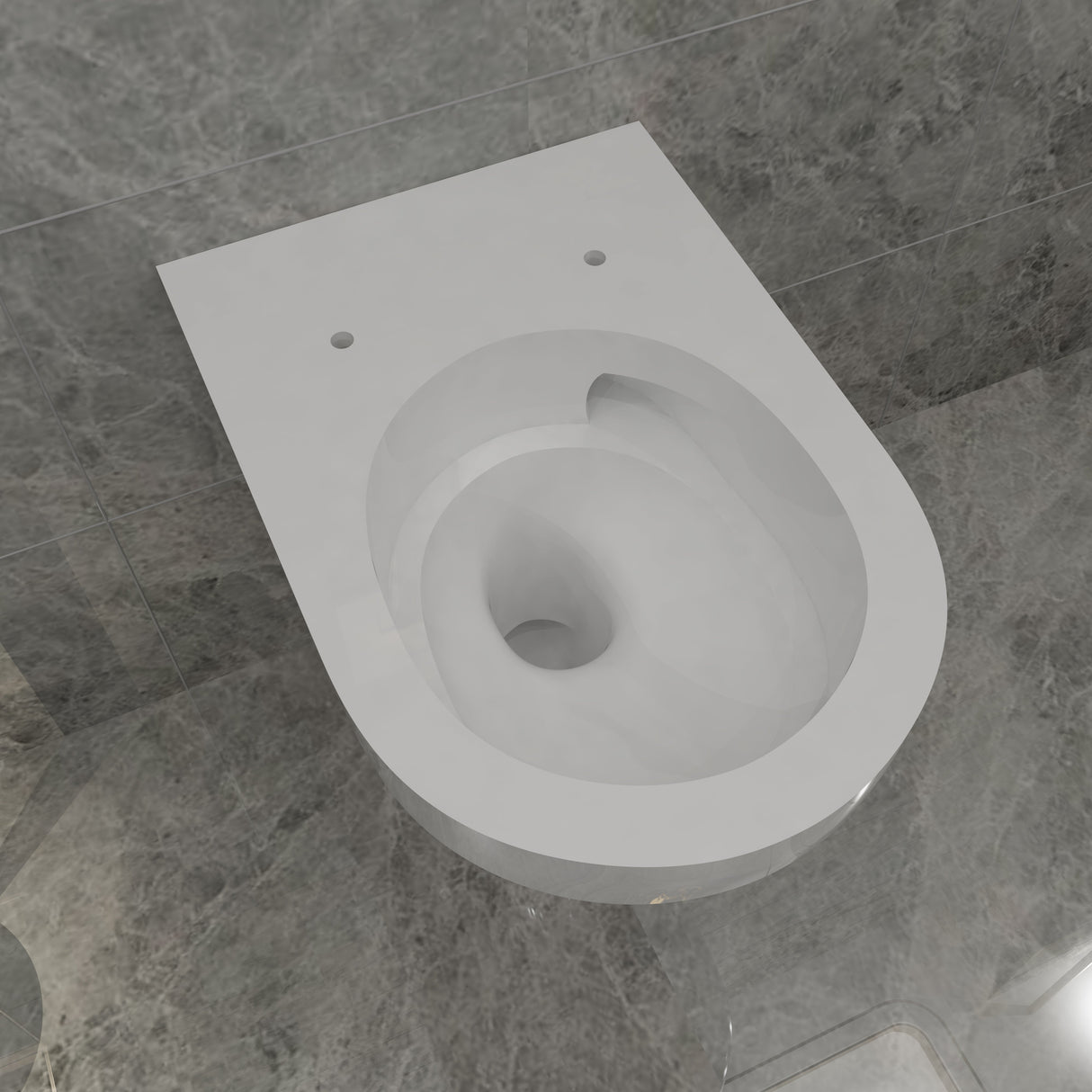 Modern Splashs Wall HungToilet Modern Pan Cloakroom UF Soft Close Seat Round