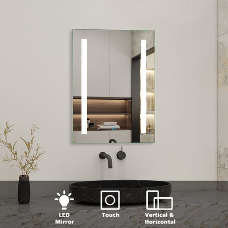 illuminated bathroom mirror