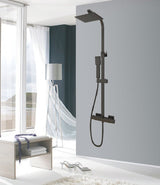 Modern Splash new black square shower set