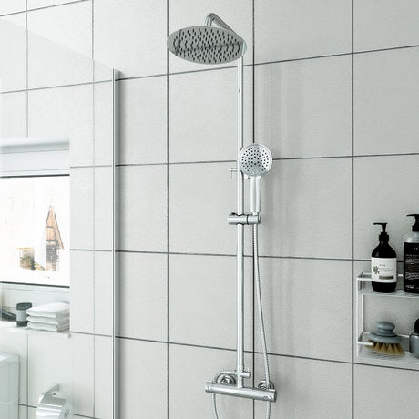 Modern Splash Round thermostatic shower mixer