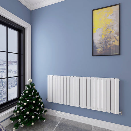 Modern Horizontal 600x1428mm Double White Flat Panel Radiator