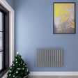 Modern Horizontal 600x884mm Single Anthracite Flat Panel Radiator