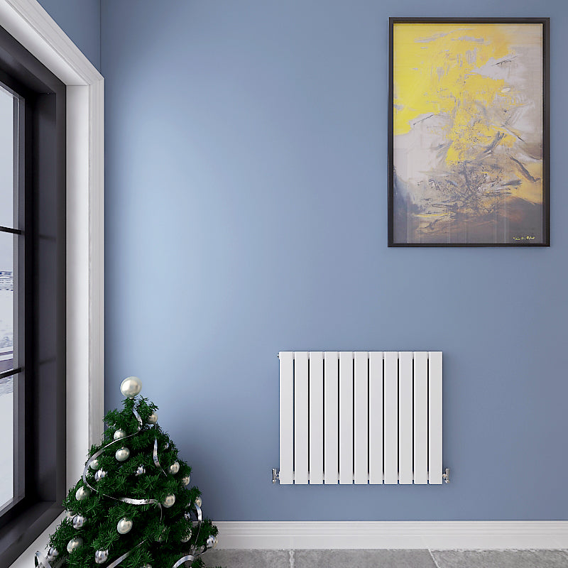 Modern Horizontal 600x748mm Single White Flat Panel Radiator