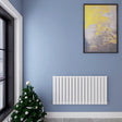 Modern Horizontal 600x1156mm Single White Flat Panel Radiator