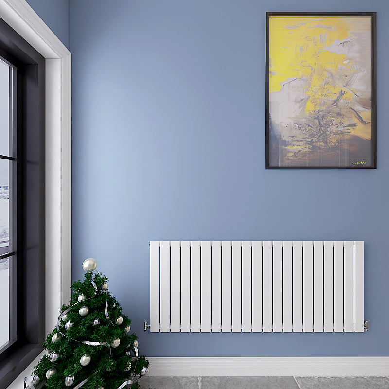 Modern Horizontal 600x1428mm Single White Flat Panel Radiator