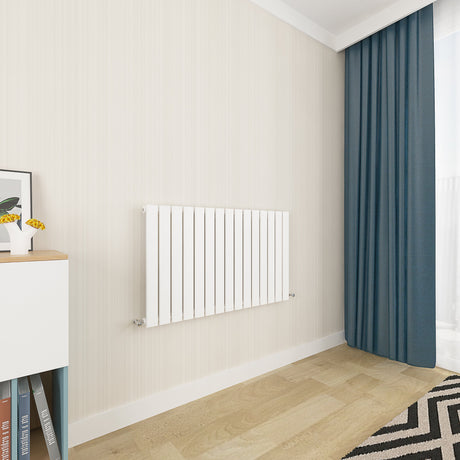 Modern Horizontal 600x1020mm Single White Flat Panel Radiator