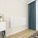 Modern Horizontal 600x1428mm Single White Flat Panel Radiator