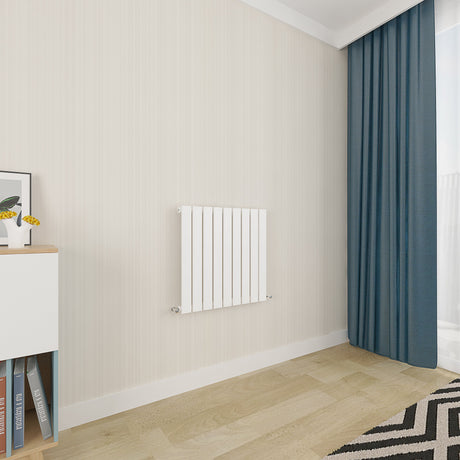 Modern Horizontal 600x612mm Single White Flat Panel Radiator