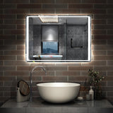 Frameless LED Bathroom Mirror with Motion Sensor Anti Fog