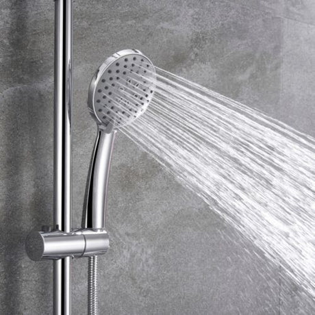 Modern Splash ROUND SILVER SHOWER SET