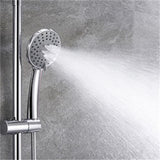 Modern Splash ROUND SILVER SHOWER SET