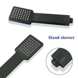 Modern Splash new black square shower set