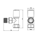 Maual Angled Valves Line Draw