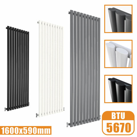 1600x590 vertical,oval column,radiators Modern Splash rads