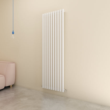 Big Sale Horizontal / Horizontal Oval Radiator Anthracite/White Designer Central Heated Rads UK