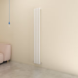 Big Sale Horizontal / Horizontal Oval Radiator Anthracite/White Designer Central Heated Rads UK