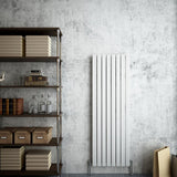 1600x544 Vertical,Flat Panel White Radiators Modern Splash rads