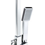 Modern Splash  square chrome shower set