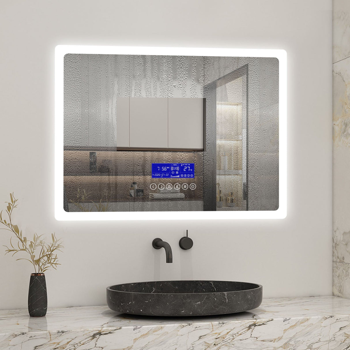 Bluetooth LED Mirror Anti-fog